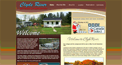 Desktop Screenshot of clyderivercottages.com